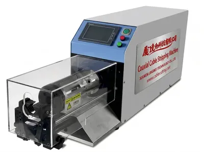 Poloautomatický odizolovací stroj pro koaxiální kabely WPM-25200 - Stroj na stříhání a odizolování vodičů