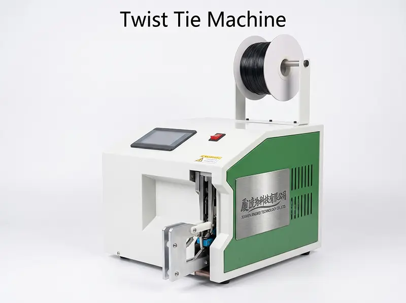 Automatický vazač kabelů WPM-845B – efektivní twist tie stroj pro průmyslové balení