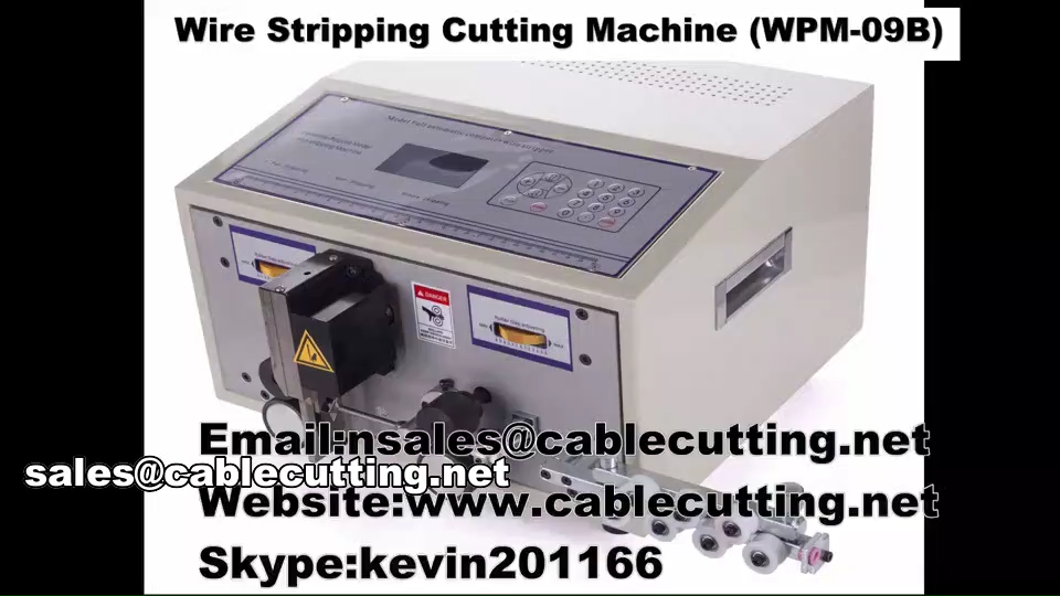 Automatický odizolovací stroj WPM-09C – efektivní zpracování kabelů