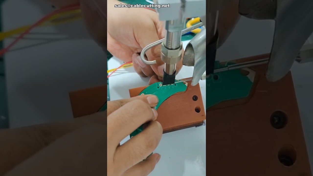 Poloautomatický pájecí stroj #továrna #stroj #diy