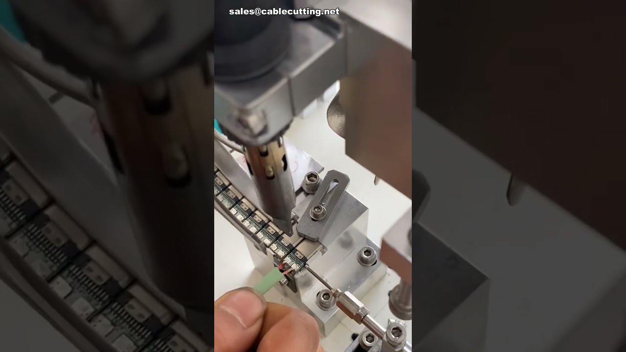 Power Bank Cable Soldering Machine with Vibratory Feeder for Wire Loading