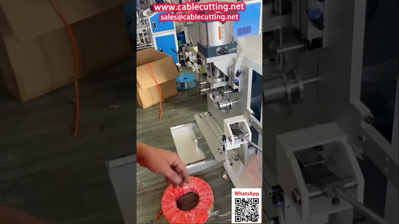 Automatické linkové navíjení a ukládání kabelů RVV v plášti