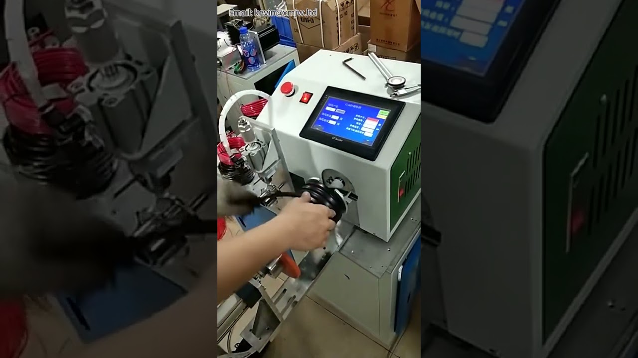 Touch Screen & Button Automatic Wire Winding and Binding Machine for Wire Harness