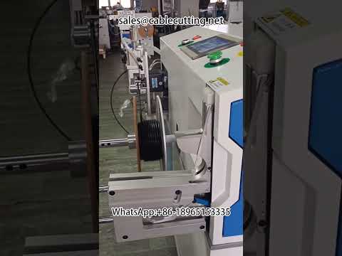 Automatické počítání metrů, řezání, navíjení a vázání kabelů # počítání metrů # navíjení kabelů