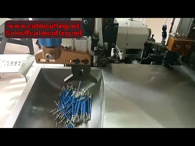Fully Automatic Double End Wire Cutting Stripping Crimping Machine 2-T-Term