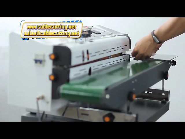 Continuous Nitrogen Gas Flush Inflatable Sealing Machine