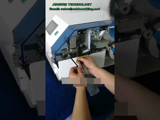 Automatický obalovací stroj na měděnou a hliníkovou fólii pro stíněné kabely