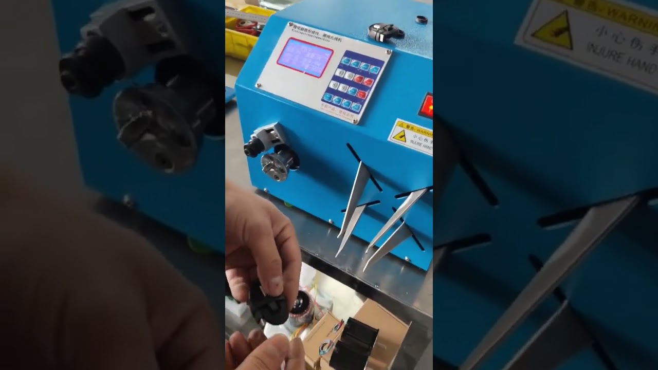 Expandovací stroj na gumové kroužky s navíjecí funkcí – reálné záběry #factory #machine