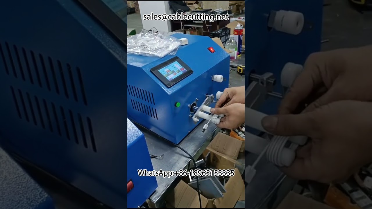 Automated Data Cable Winding and Stripping Machine for Automobile Industry