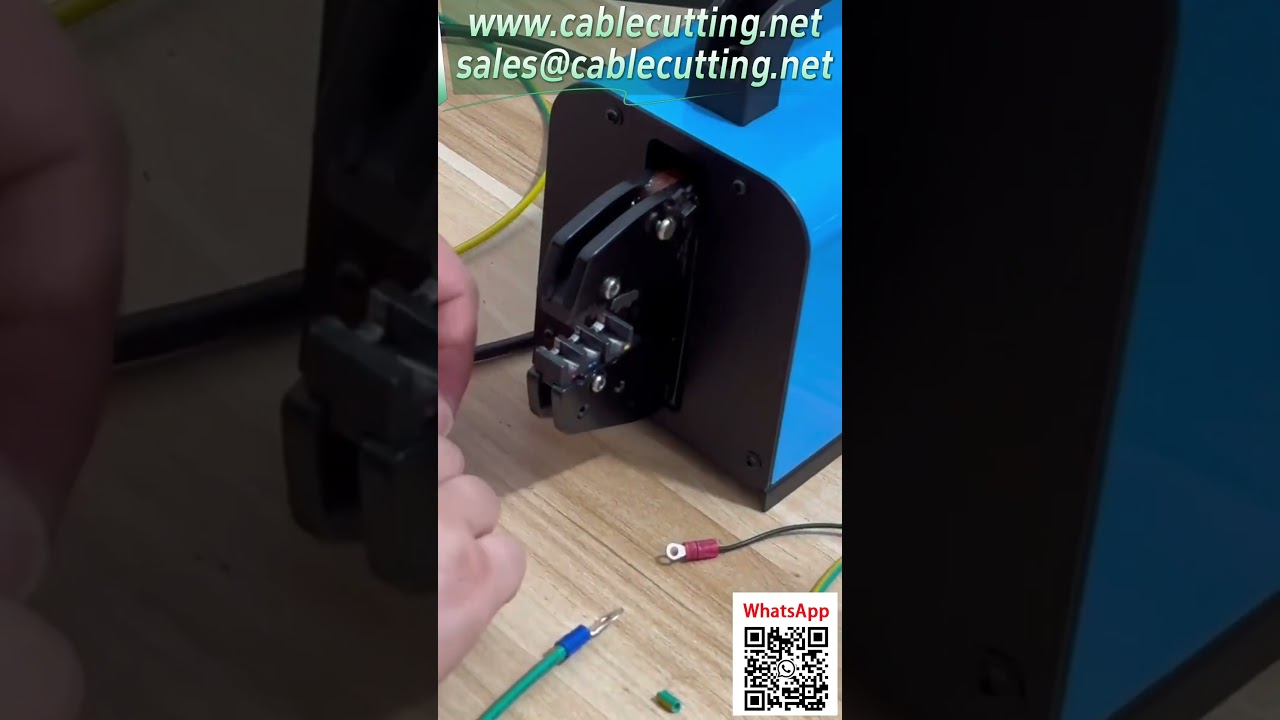 【16M Pneumatický vertikální krimpovací stroj】Krimpování 2-3 tuny s kompenzací #automatizace #továrnívideo