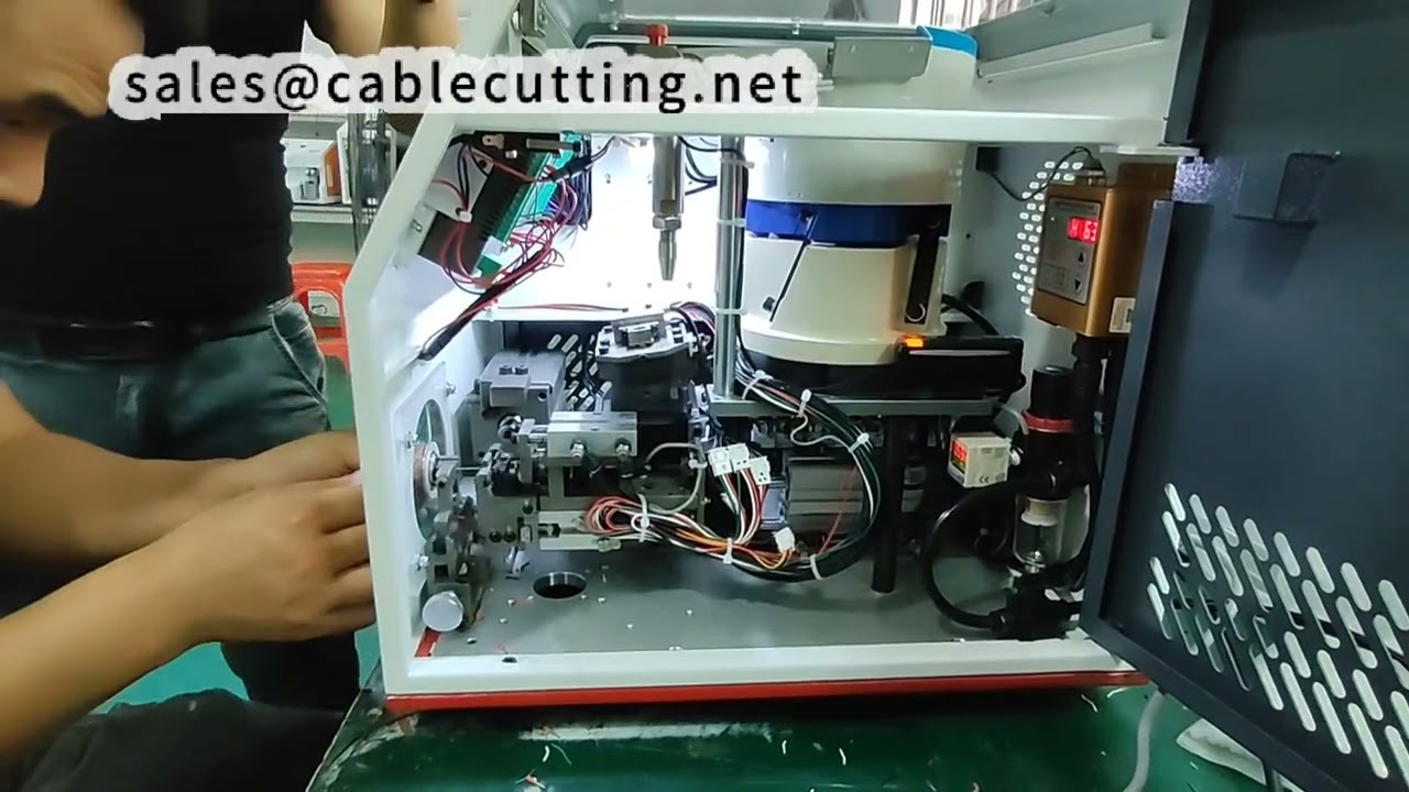 Pre-Insulated Tube Terminal Crimping Machine for 0.3mm2 Wire Setup