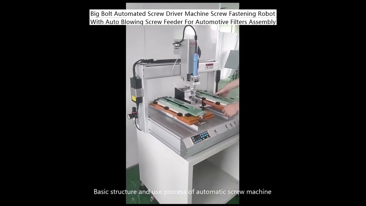 Robotické šroubování Big Bolt – automatický podavač šroubů pro průmyslovou montáž