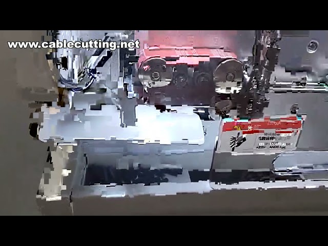 Large Square Wire Stripping Machine, Wire Cutting Stripping and Crimping Machine