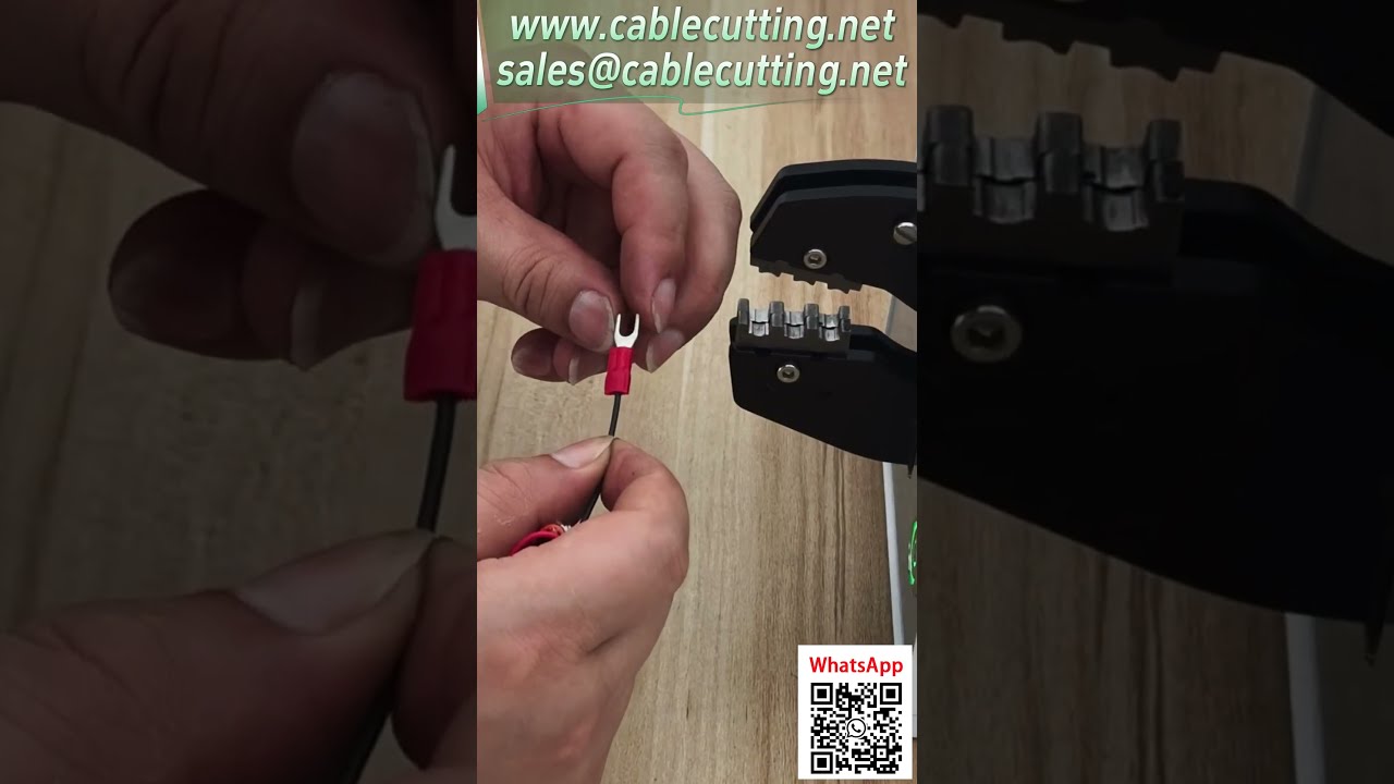 Automated Terminal Crimping Machine, Custom Dies for Various Terminals, Factory Automation Solution