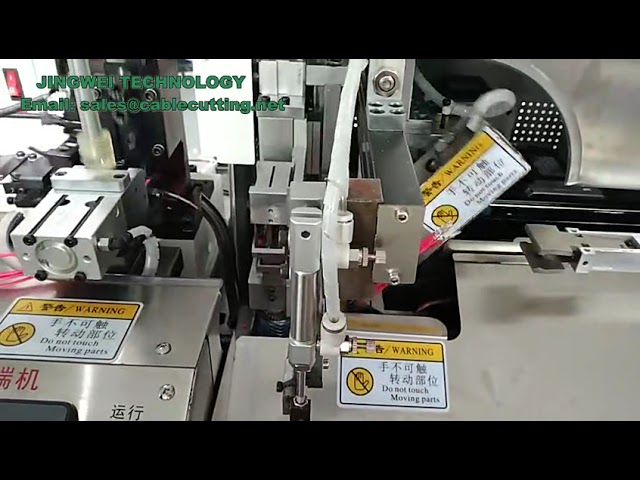 Fully Automatic Double-End Wire Tinning Machine with One-End Dipping and One-End Crimping