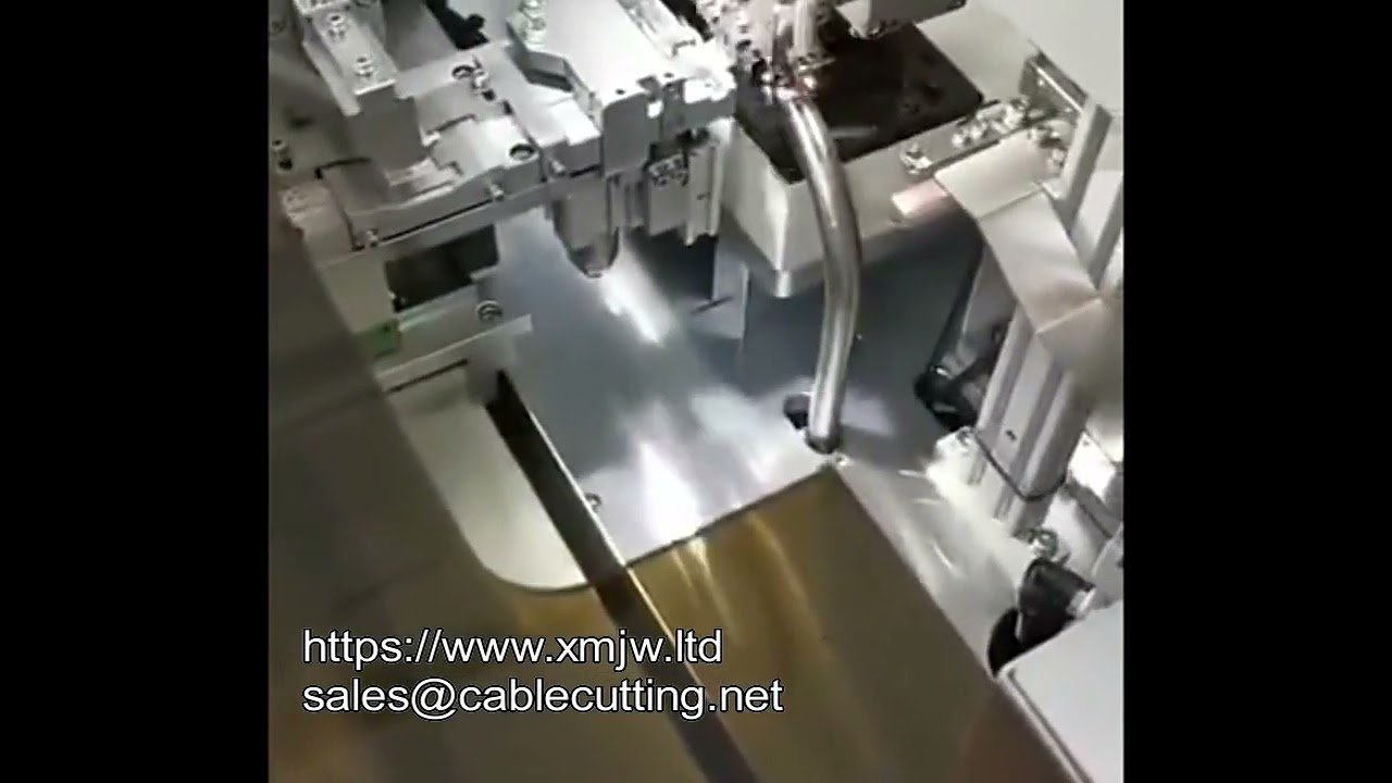 Fully Automatic Ribbon Wire Punching and Dipping Machine with Terminal Crimping