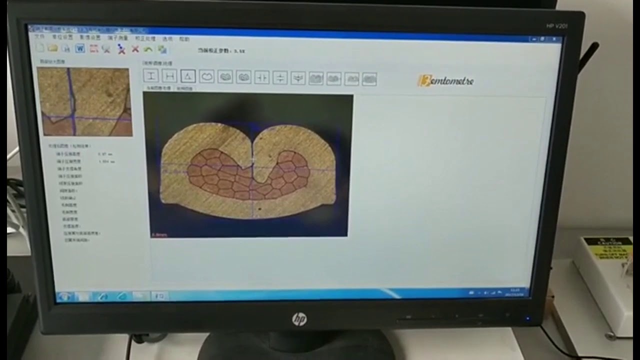 Systém WPM SES pro přesnou analýzu průřezu krimpovacích spojů