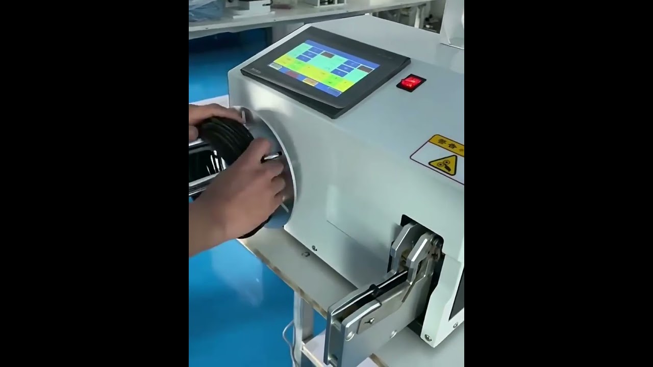 Automatic 2-in-1 Coil Wire Winding and Binding Machine with Touch Screen