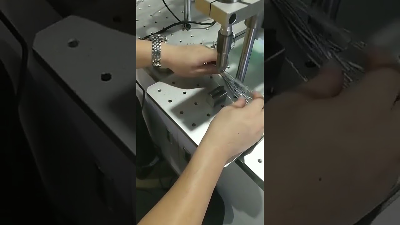 PVC Tube Ultrasonic Welding Soldering Machine for Wire Terminals