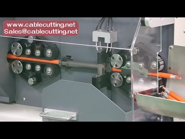 Fully Automatic Coaxial Cable Cutting and Stripping Machine