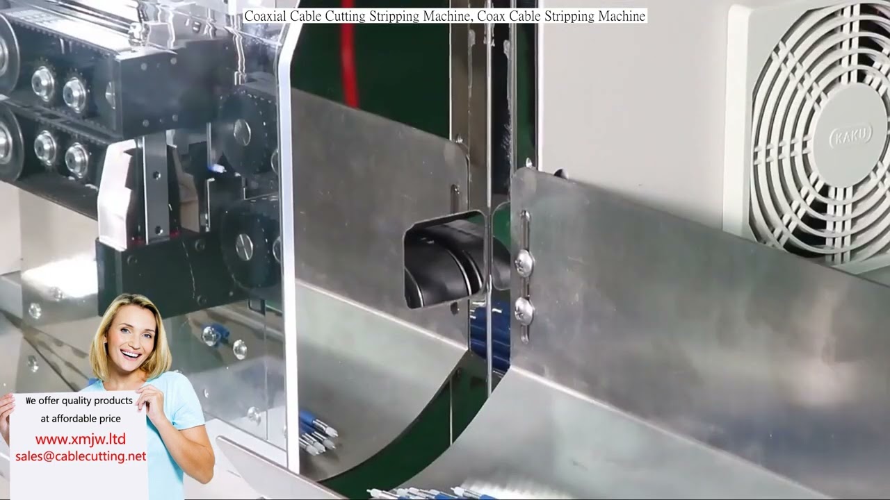 Coaxial Cable Cutting and Stripping Machine | High-Speed Coax Wire Stripper