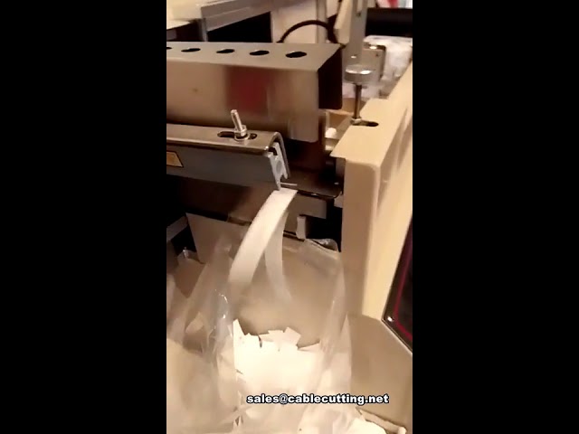 Automatic High-Speed Washcare Label Cutting Machine | Tape Cutting Machine