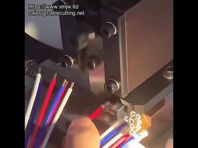 Automatic Vibrating Disc Feeder Tubular Single Grain Terminal Crimping Machine