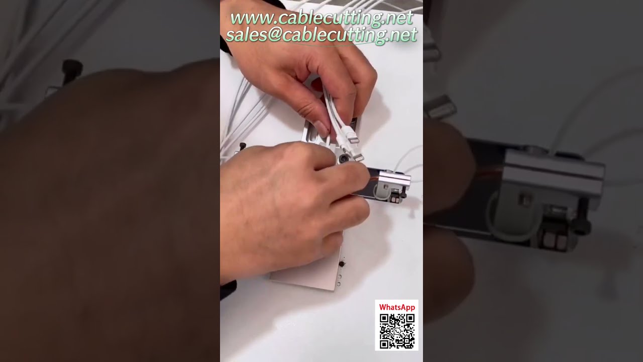 Automatic Wire Cutting and Stripping Machine with Coiling and Packaging System