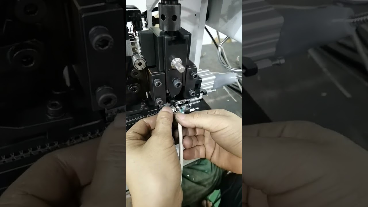 Fully Automatic Wire Stripping and Crimping Machine | One-Go Processing