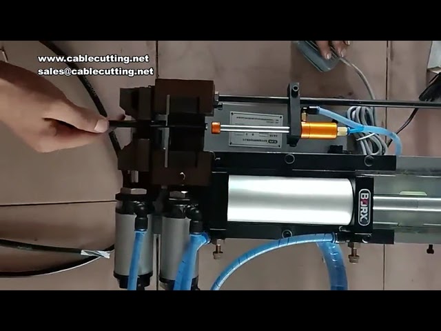 315 Pneumaticko-elektrický odizolovač kabelů | Malý stroj na stahování drátů a kabelů