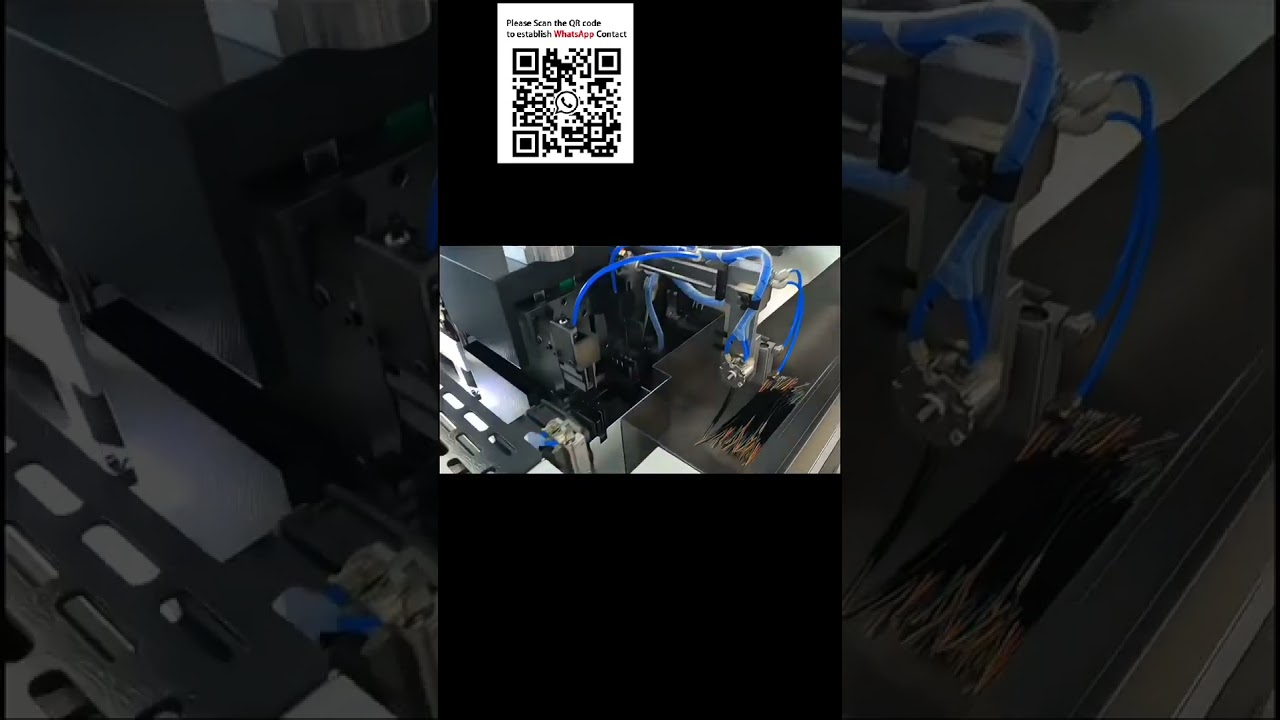 Automatic Jacketed Cable Crimping and Tinning Machine with Optional Pressure Monitoring