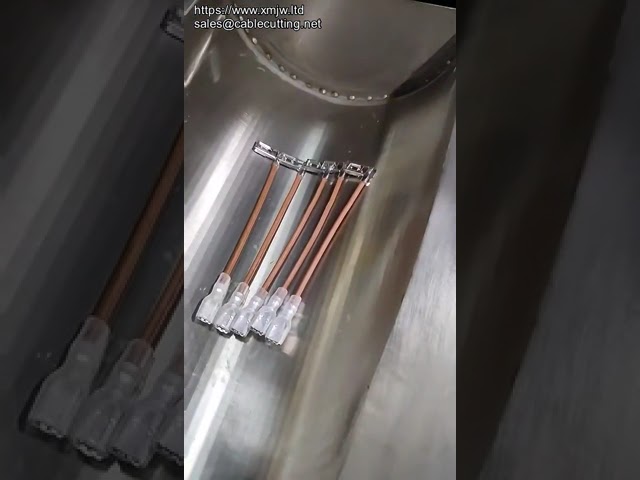 Automatic Crimping and Terminal Sleeve Insertion Machine