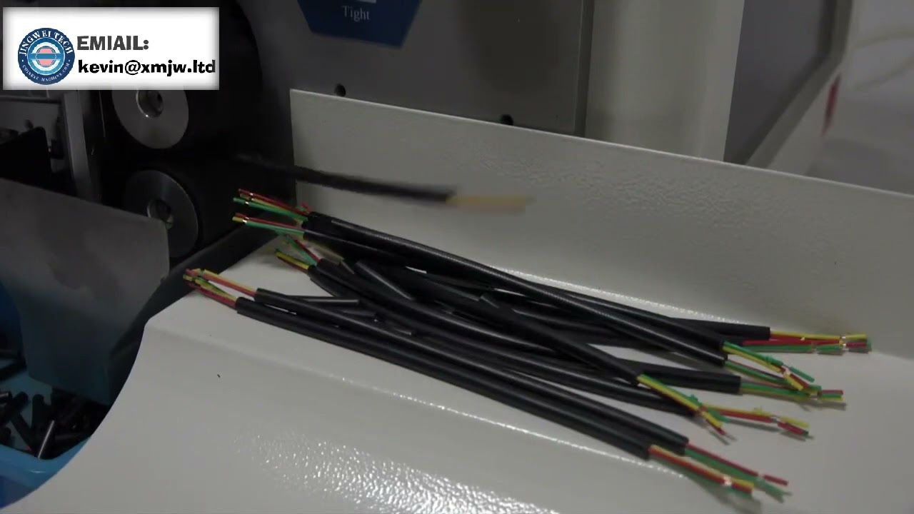 Fully Automatic Sheathed Wire Stripping Machine for OD 1-6mm Data Cable, New Design Wheels