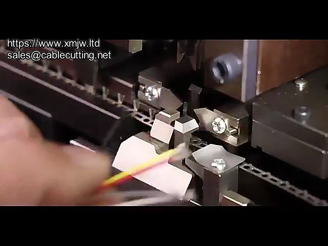 Automatic Wire Cutting, Stripping, and Terminal Crimping Machine