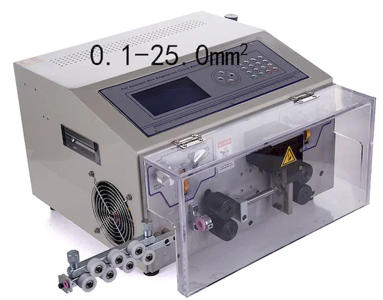 Automatický stroj na odizolování vodičů, kvalitní systémové zařízení WPM-MAX2-25 - Stroj na stříhání a odizolování vodičů